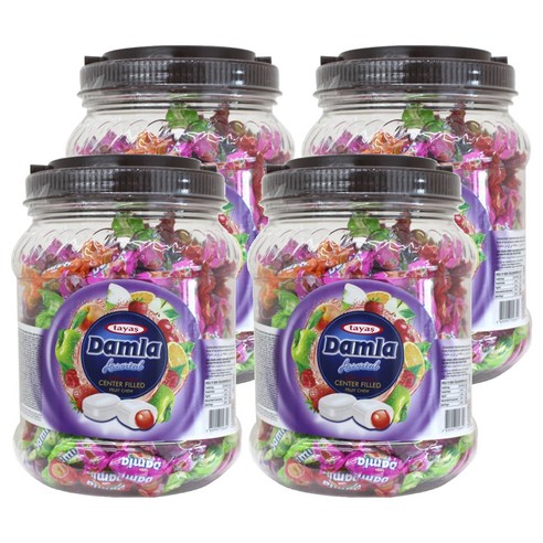 타야스 담라 츄이 캔디, 850g, 4개