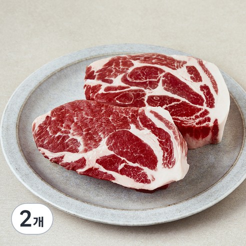 고급진 캐나다산 목살 보쌈용 (냉장), 2개, 1kg
