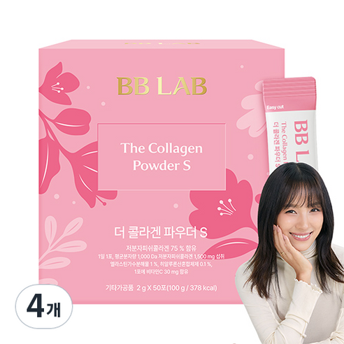 비비랩 더 콜라겐 파우더S, 100g, 4개