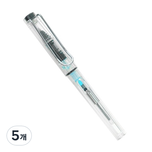 야자컴퍼니 잉크 넣는 만년볼펜 컨버터 0.38 EF, 5개
