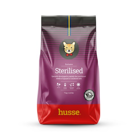 후새 고양이 익스클루시브 스터럴라이즈드 사료, 닭, 7kg, 1개