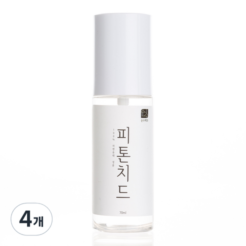 순수백과 피톤치드 스프레이, 70ml, 4개