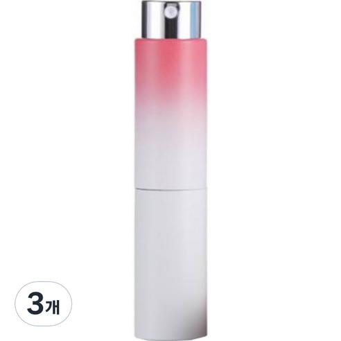 나음다름 그라데이션 향수 리필 용기 8ml, 핑크, 3개