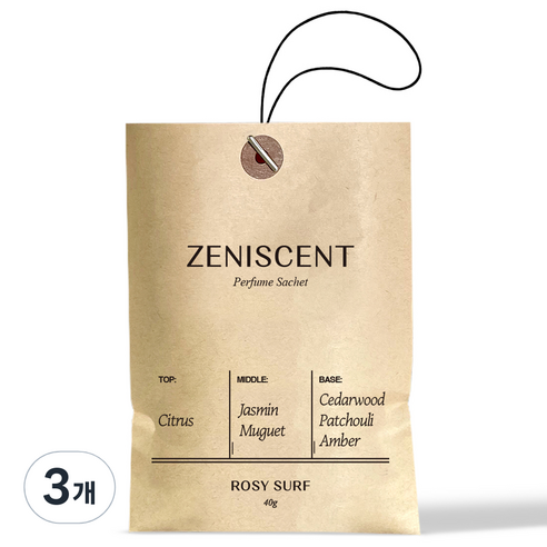 제니센트 퍼퓸 사쉐 로지 서프: 기분 좋은 향과 함께하는 일상