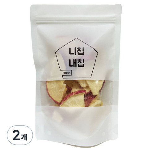 니칩내칩 동결건조 사과칩, 60g, 2개