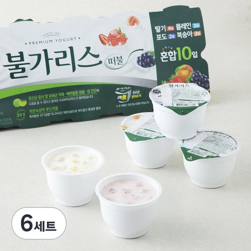 남양유업 떠먹는 불가리스 세트, 85g, 10개입, 6세트