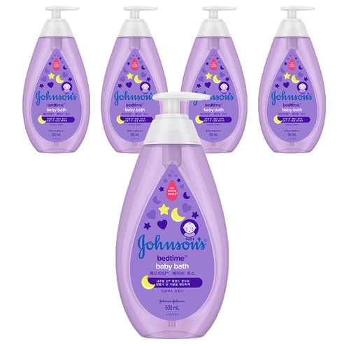 존슨즈베이비 베드타임 베이비 바스, 500ml, 5개