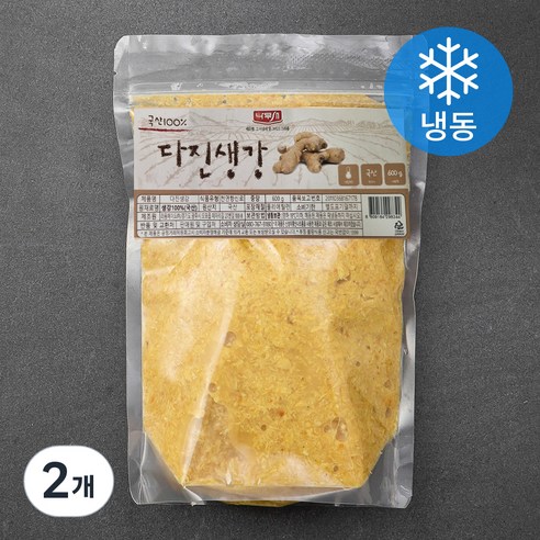 나무새 다진 생강 (냉동), 600g, 2개