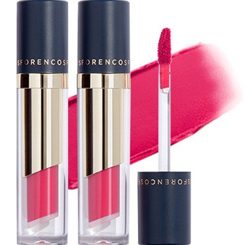 포렌코즈 타투 끌레르 벨벳 틴트 4g, 03 뮈니, 2개