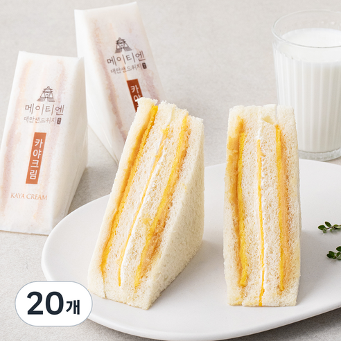 메이티엔 대만식 카야크림 브레드, 80g, 20개
