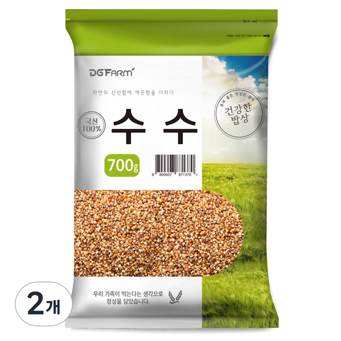 건강한밥상 국산 찰수수, 700g, 1개