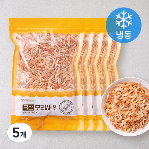 곰곰 국산 보리새우, 100g, 5개
