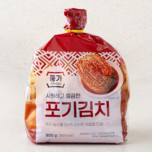 종가 포기김치 900g – 1개 
식품