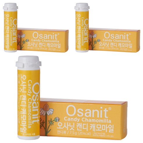 오사닛 캔디, 캐모마일, 3개, 7.5g