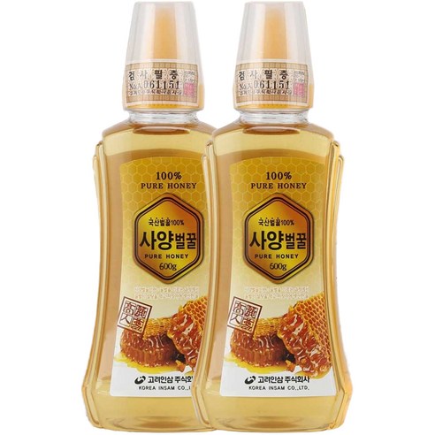   Goryeo ginseng specification honey, 2 pieces, 600 g