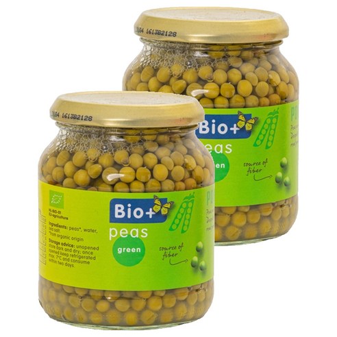 발투센 유기농 완두콩, 350g, 2개