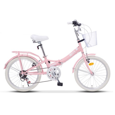 여성을 위한 스타일리시하고 편안한 접이식 자전거