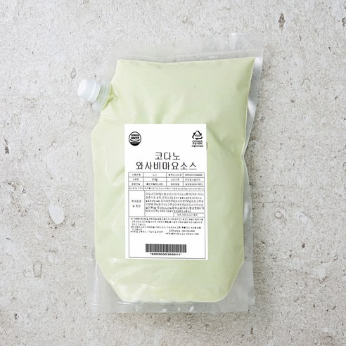 코다노 와사비 마요소스, 2kg, 1개