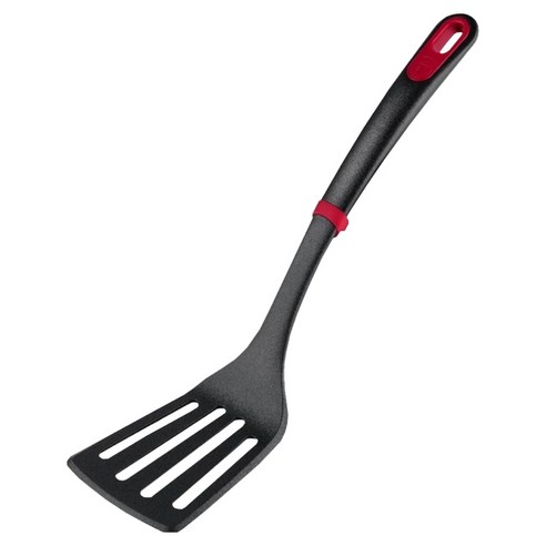테팔 키친웨어 인지니오 플러스 뒤집개, 블랙 + 레드, 1개