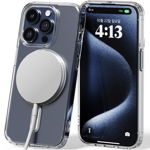 [OKㅣ강추] 누아트의 탁월한 마그세이프™ 호환 마그네틱 에어룸 젤 하드 케이스로 iPhone 15 Pro Max 보호하기 [OKNOWㅣ추천상품]