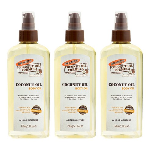 파머스 코코넛 바디오일 과일향, 3개, 150ml