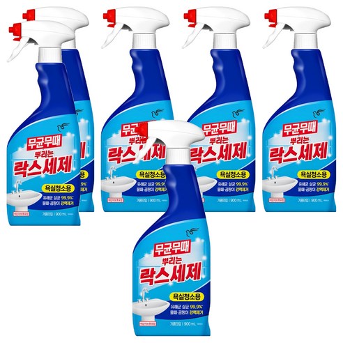 무균무때 뿌리는 락스세제, 900ml, 6개