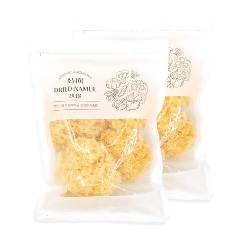 소담히 건조 백목이버섯, 100g, 2개