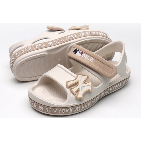 폭신하고 편안한 MLB 아동용 NY 양키스 롤리팝 샌들, 우리 아이 첫 여름 샌들로 딱!