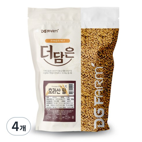대구농산 호라산 밀, 500g, 4개