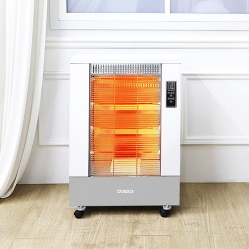 따뜻하고 아늑한 겨울을 보낼 수 있는 델루체 4단 대형 리모컨 이동식 카본 전기히터