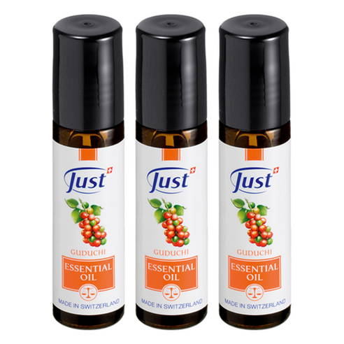 유스트 스위스 구두치 롤 온 오일, 3개, 10ml