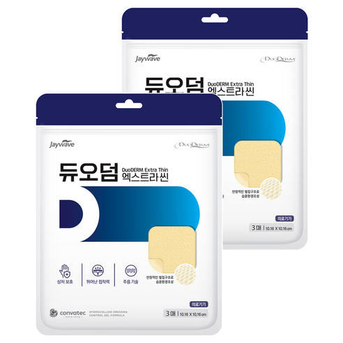 듀오덤 콘바텍 엑스트라 씬 드레싱 습윤 밴드, 2개