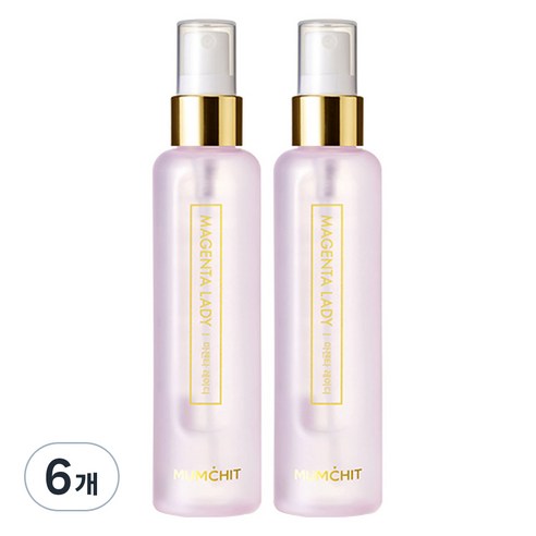 멈칫 헤어 앤 바디미스트 마젠타 레이디, 105ml, 6개