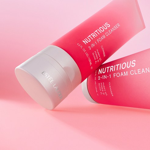 맑고 건강한 피부를 위한 첫걸음, 에스티로더 뉴트리셔스 2 in 1 폼 클렌저