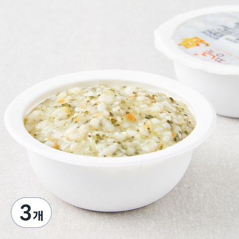 짱죽 중기 9개월부터 이유식 전복영양죽, 200g, 3개, 전복