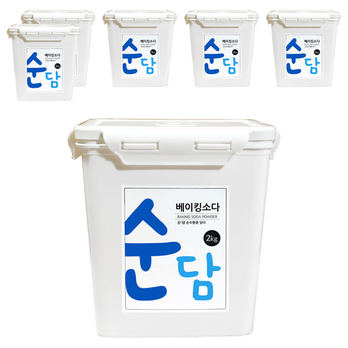 순담 베이킹소다, 2kg, 6개