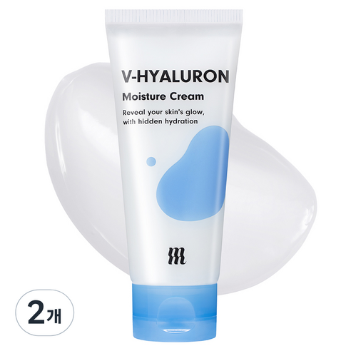 머지 브이 히알루론산 수분 크림, 100ml, 2개