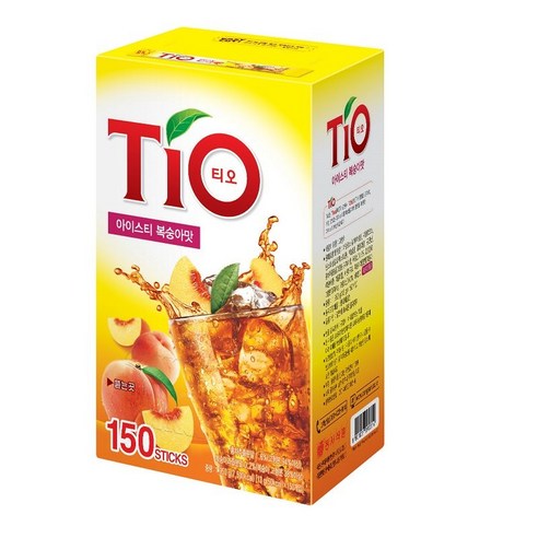 티오 아이스티 복숭아맛, 1950g, 150개, 1개