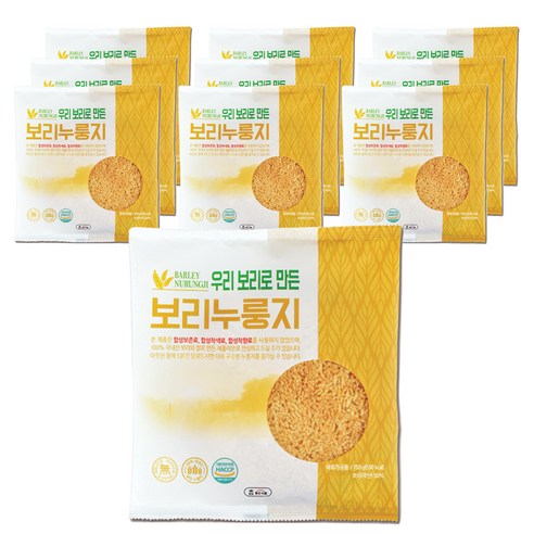 참좋은식품 우리보리로 만든 보리누룽지, 150g, 10개