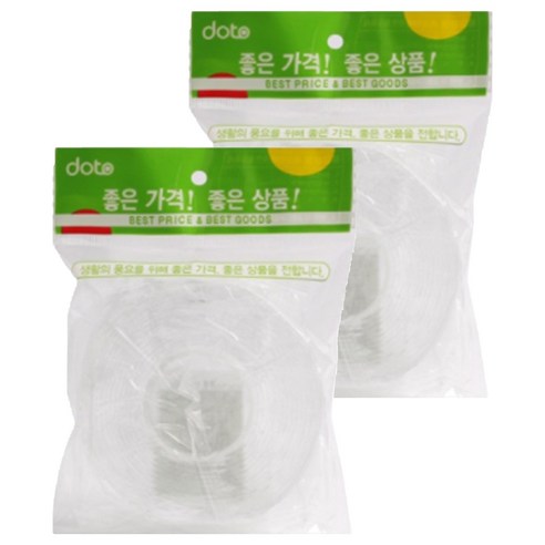 나노 투명 아크릴폼 양면 테이프 2cm x 3m x T 2mm, 2개