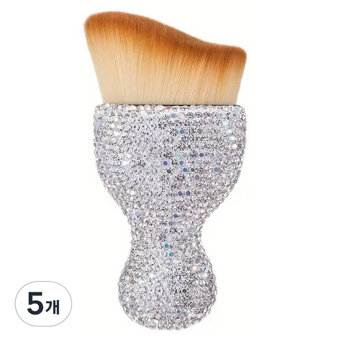 모나코올리브 블링 말랑커브 먼지제거 브러시, 혼합색상, 5개
