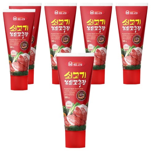 움트리 쇠고기 볶음고추장, 120g, 6개