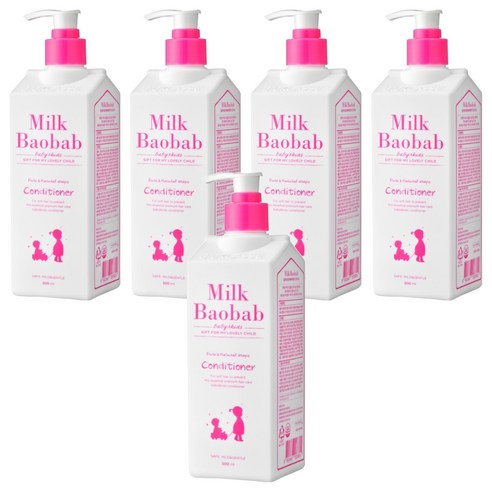 밀크바오밥 베이비 앤 키즈 컨디셔너, 500ml, 5개