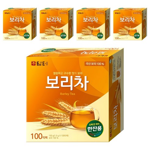 담터 보리차, 1.5g, 100개입, 5개