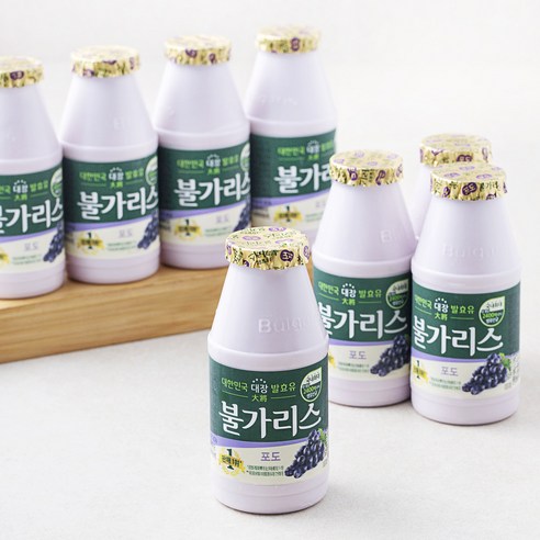 남양유업 불가리스 포도, 150ml, 8개 유제품/아이스크림