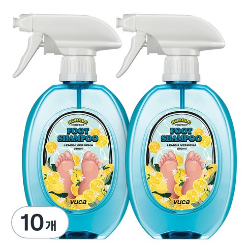 뷰카 퍼펙트 버플 풋샴푸, 1개입, 10개, 510ml
