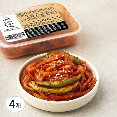 남도애꽃 도라지 오이무침, 150g, 4개