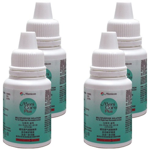 메니콘 메니케어 플러스 하드렌즈 드림렌즈 다목적 렌즈세정액, 4개, 50ml