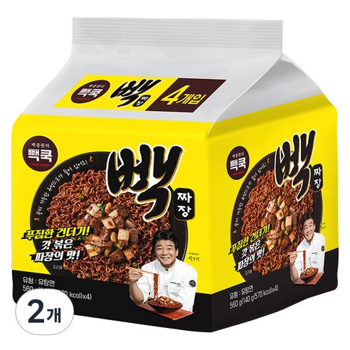 백쿡 빽짜장 140g, 8개