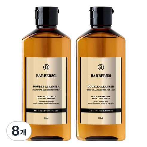 바버501 더블 클렌저, 200ml, 8개